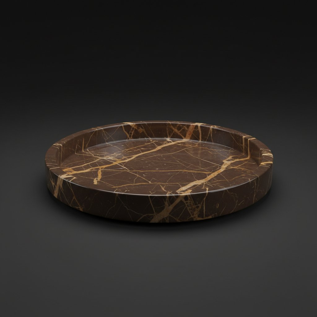 Emperador Dark Jewelry Tray