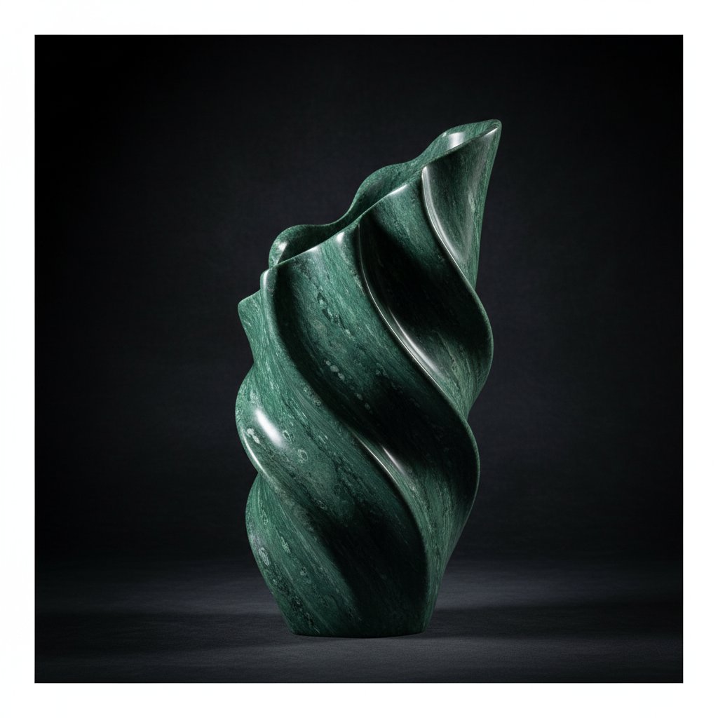 Verde Guatemala Sculptural Vase