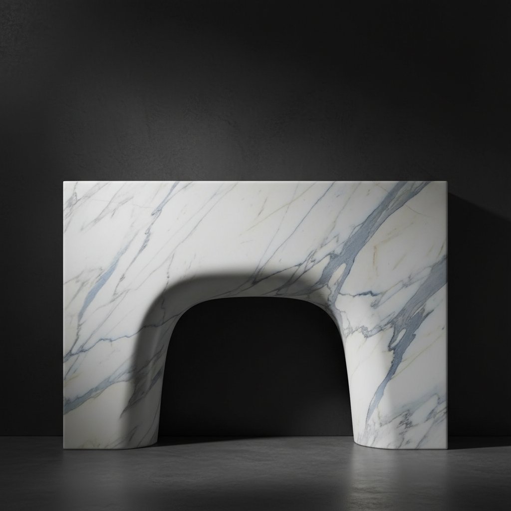 Arabescato Flowing Mantel