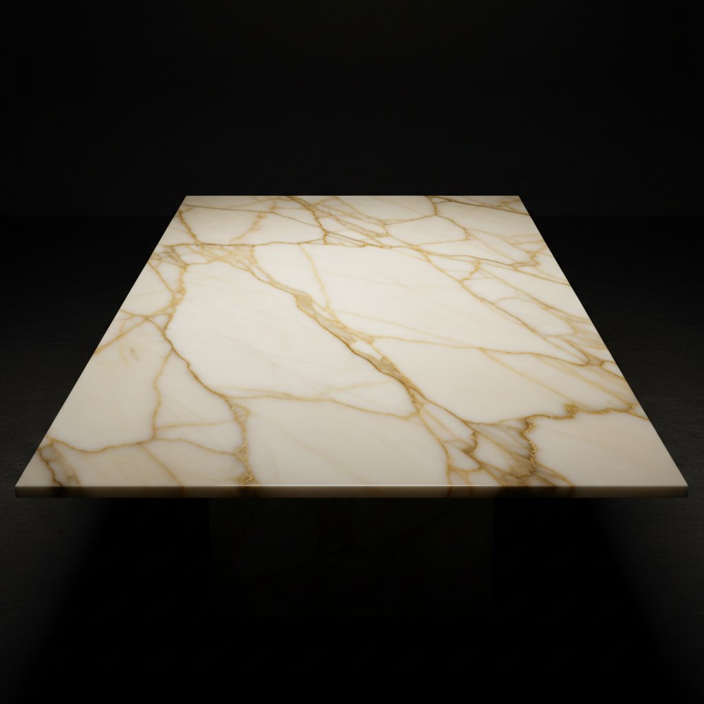 Calacatta Gold Extended Dining Table