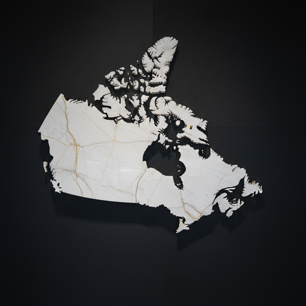 Canada carved in marble