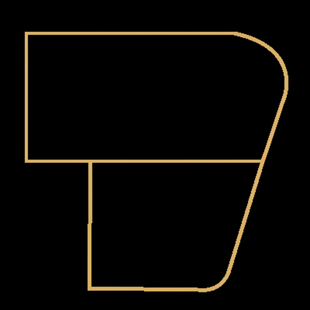 Reverse Bevel edge profile cross-section