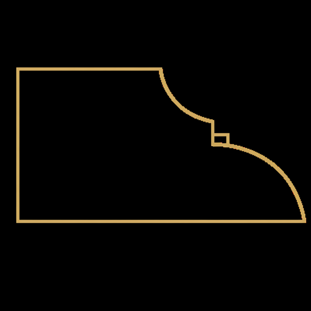 Single Magna edge profile cross-section