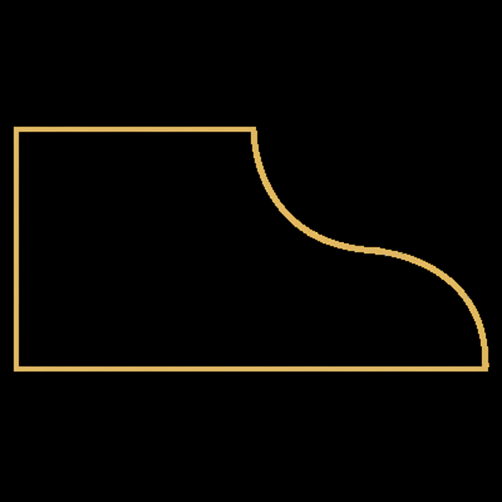 Single OG edge profile cross-section